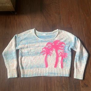Anthropologie size medium sweater.  Palm tree loose sweater.